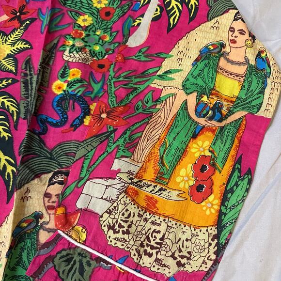 Vibrant Multicolor Pajama Top - Picture 4 of 8